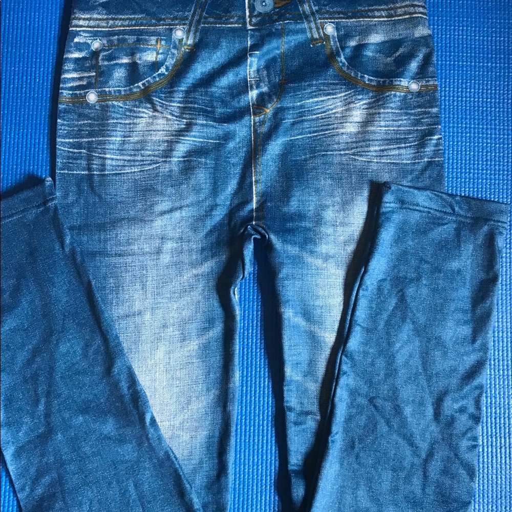 Small Jeggings Blue Ladies Pants Size Small